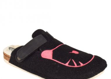 Γυναικείες Παντόφλες Σπιτιού | Υφαντίδης | 132615 | Μαύρο - Υφαντίδης - 